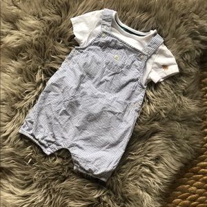 John Lewis Top & Dungarees